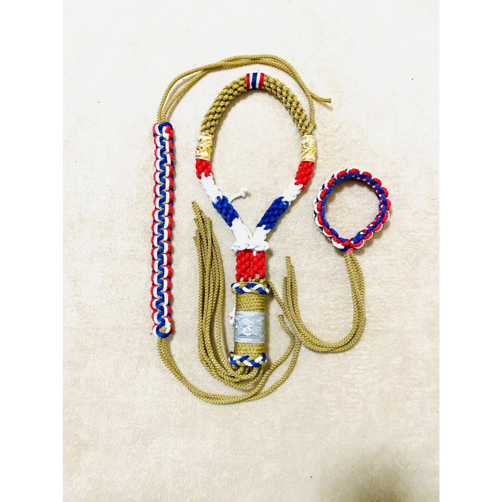 ทอง มงคลมวยไทยลายธงชาติไทย