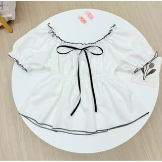 เสื้อแขนตุ๊กตา(J45) ผูกโบว์ มี2ไซส์ อก30-50 อ่านรายละเอียดก่อนกดสั่งซื้อค่ะ