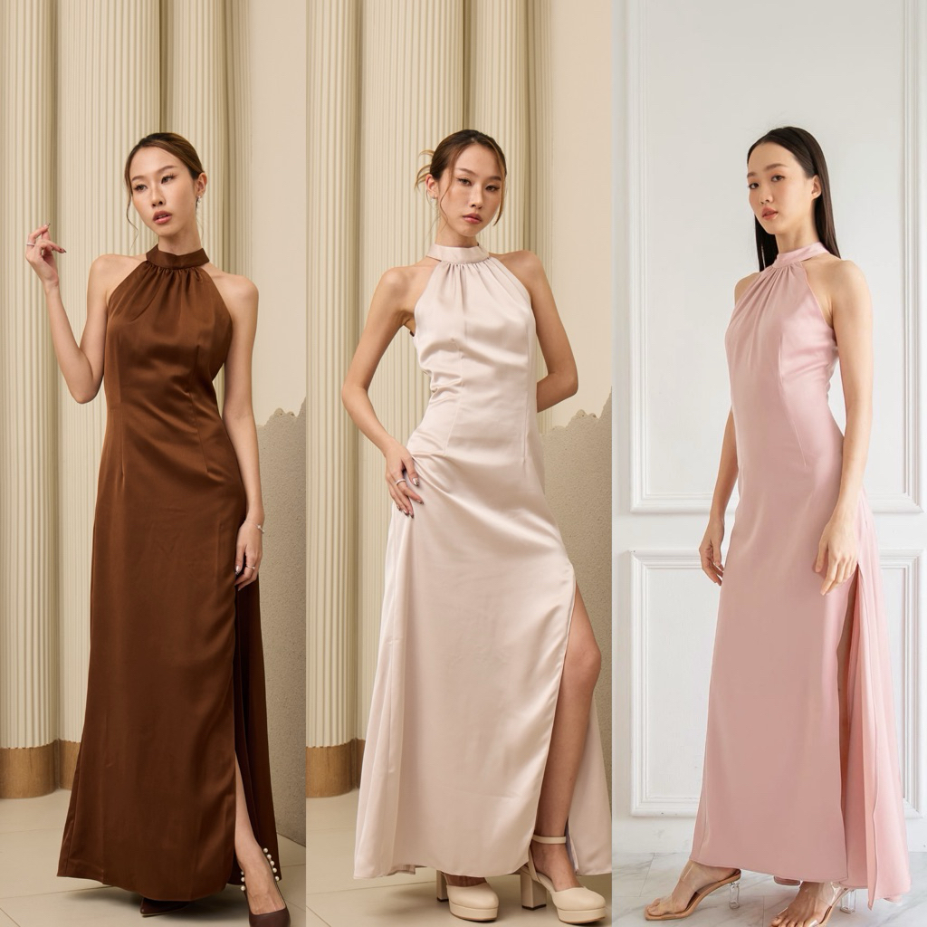 Dressaffair - Diana dress เดรสยาวผ่าข้าง