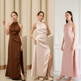 Dressaffair - Diana dress เดรสยาวผ่าข้าง