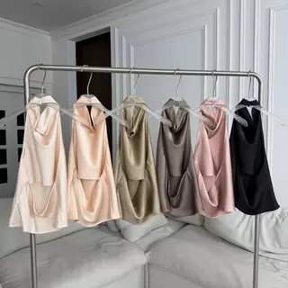 PT443 Bella Silky Satin เสื้อคล้องคอผ้าซาติน PROMTHONG
