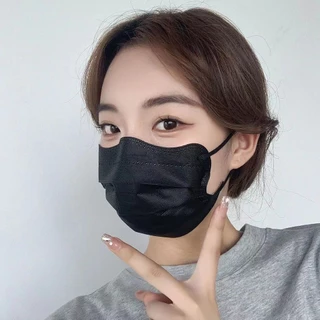 50/100ชิ้น 3D หน้ากากผีเสื้อ ปรับหน้าเรียวบาง ระบายอากาศดี แบบใช้ครั้งเดียว Mask