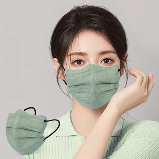 50/100ชิ้น 3D หน้ากากผีเสื้อ ปรับหน้าเรียวบาง ระบายอากาศดี แบบใช้ครั้งเดียว Mask