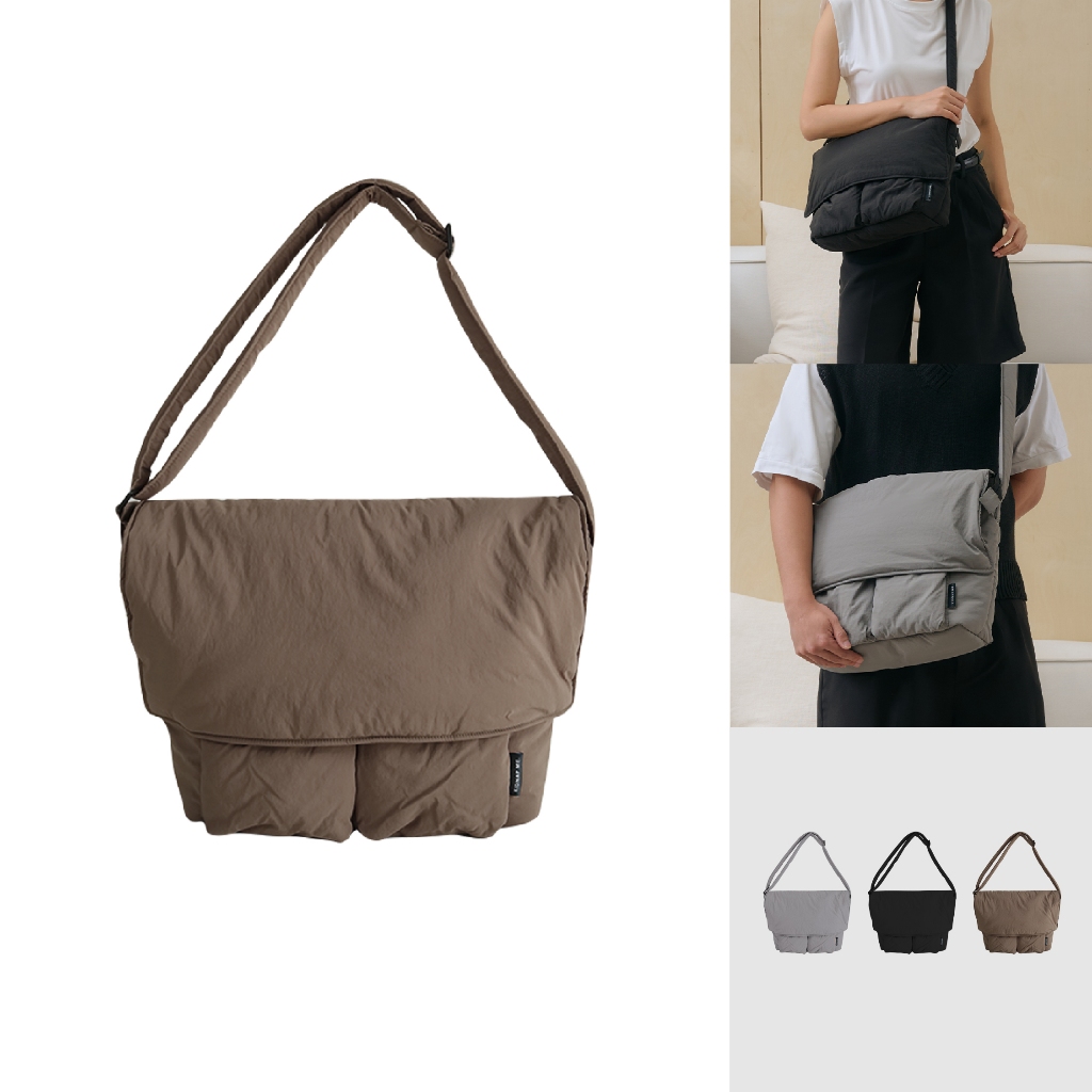 กระเป๋าสะพายข้าง ขนาดใหญ่ crossbody ซัพพอร์ตหนา ผ้าโพลีเอสเตอร์ BUMP BAG KIDNAP ME.