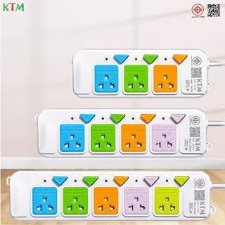 ปลั๊กไฟ รางปลั๊กไฟ ปลั๊กพ่วง USB สาย 2/3/5/10 เมตร เต็ม สายไฟต่อพ่วง มีช่อง 4 USB มีสวิตซ์เปิดปิด ปลั๊ก 3 ตา