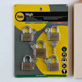 กุญแจมาสเตอร์คีย์ระบบลูกปืนคล้องคอสั้น ชุด 5 ตัว YALE รุ่น B…