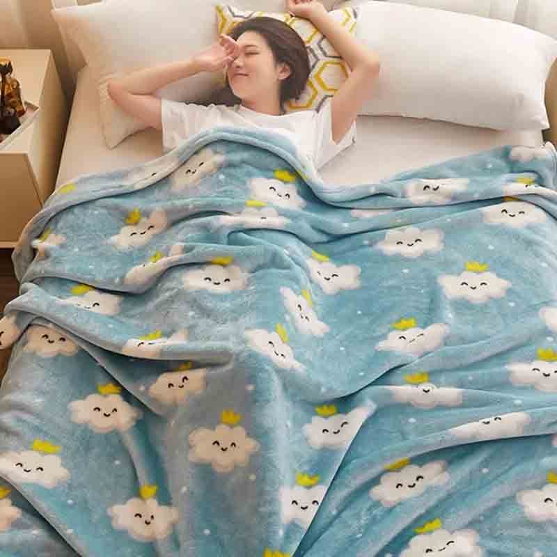 ผ้าห่มนาโนสีพื้น 6ฟุต ใหญ่พิเศษ ขนนุ่มละเอียด เย็บขอบแน่น ขนไม่หลุด ผ้าระบายอากาศ ผ้าห่มนาโน - รูปที่ 2