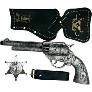 เซ็ตปืนคาวบอยของเล่น คละสี&รุ่น (Toy Pistol and Holster Set) 🚚ด่วนมีส่งGrabค่า