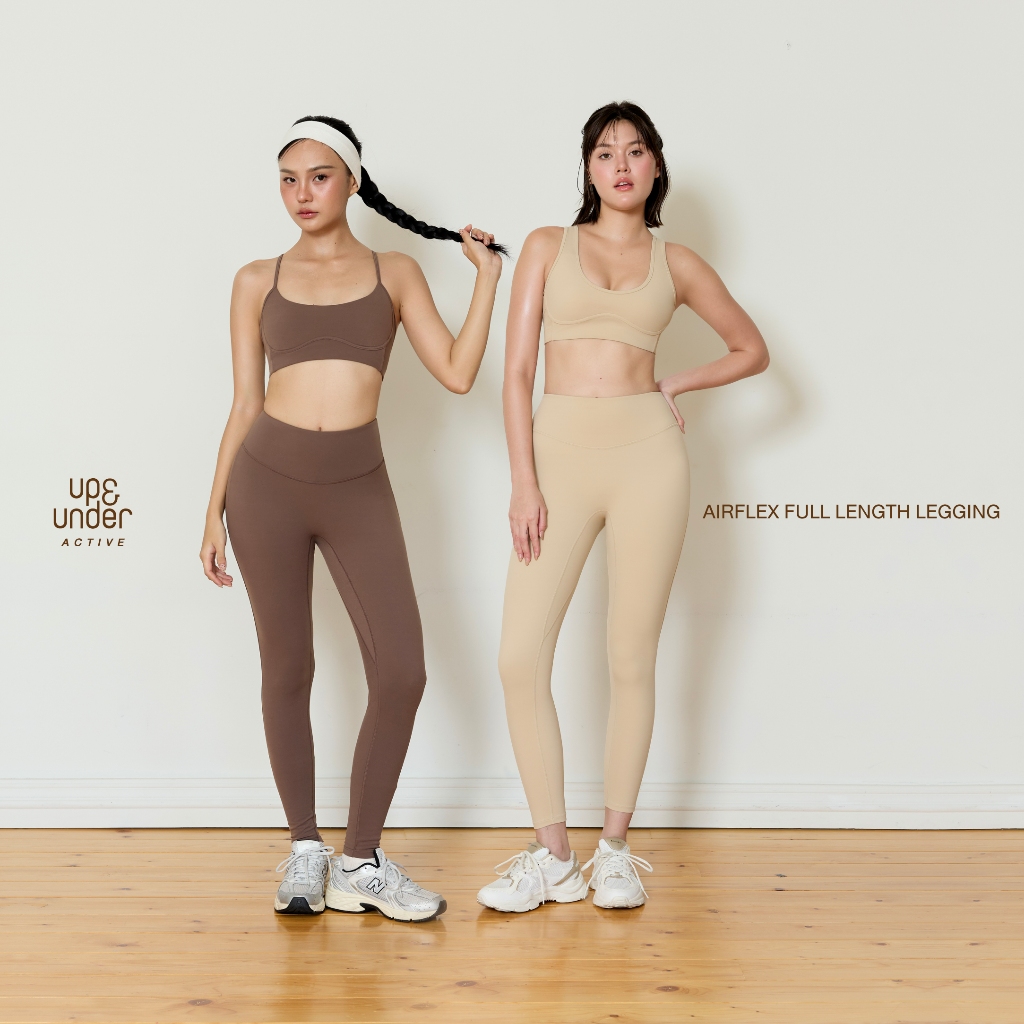 Up&Under: AirFlex Full Length Legging เลกกิ้งออกกำลังกายขายาว กางเกงโยคะ กางเกงออกกำลังกาย