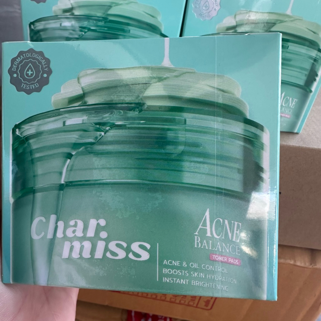ใหม่!!! Chaemiss Toner PAD โทนเนอร์แพดชาร์มิส  PAD จบสิว กู้ผิวไบรท์ แท้ 100%