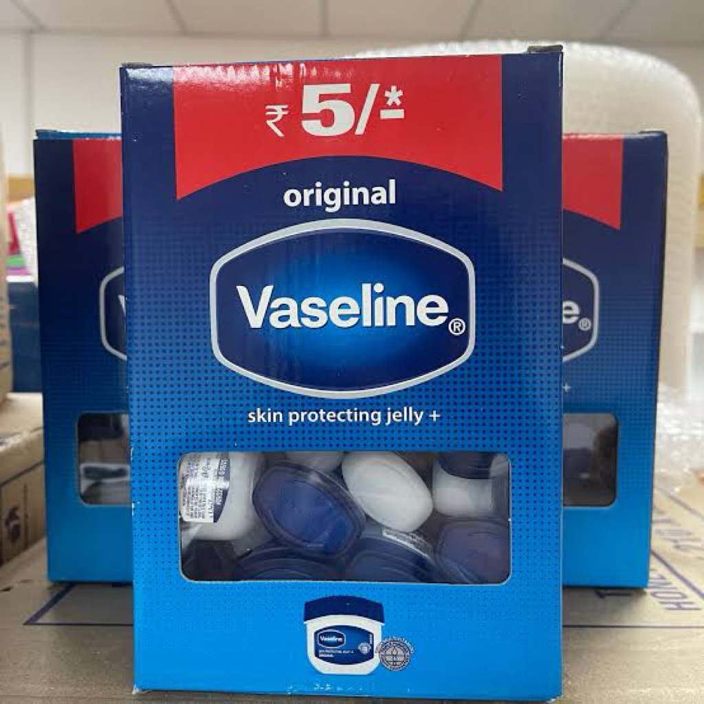 Vaseline วาสลีน บำรุงผิวปากหรือผิวแห้ง 1กล่อง มี 48 ชิ้น