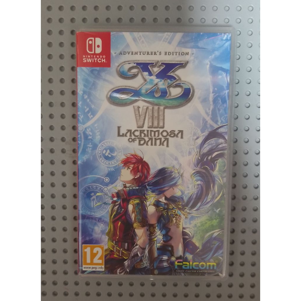 แผ่นเกม NINTENDO SWITCH (มือ2) : YS VIII LACRIMOSA OF DANA (การ์ด+แผนที่ครบ)