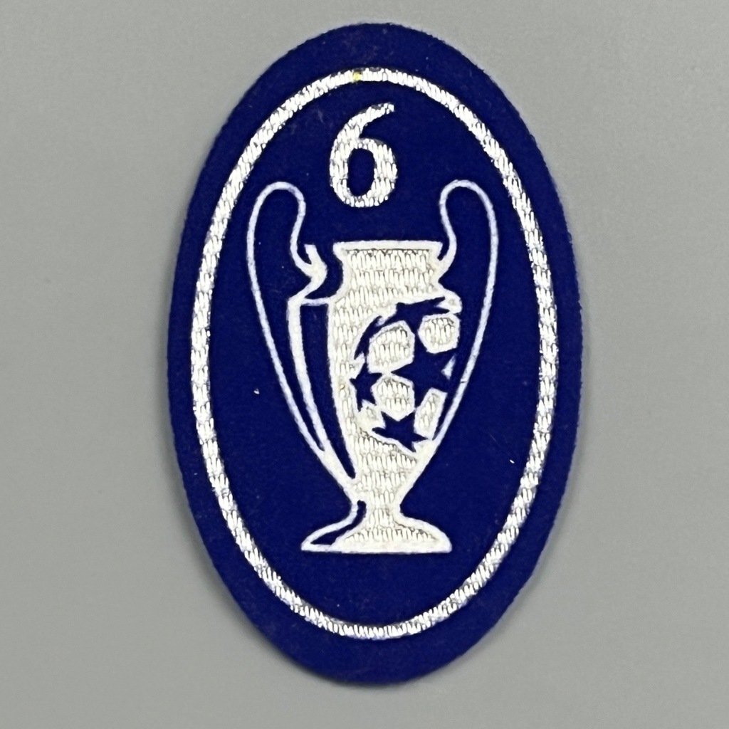 อาร์ม เสื้อฟุตบอล ย้อนยุค กัมมะหยี่ บอล ยูโรป้าลีก 2009-15 สีทอง Europa League Badge Football Shirt