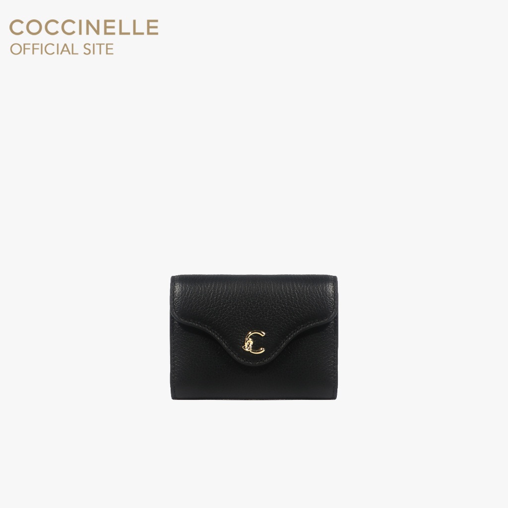 COCCINELLE กระเป๋าสตางค์ผู้หญิง รุ่น C-ME WALLET 11F021 สี NOIR