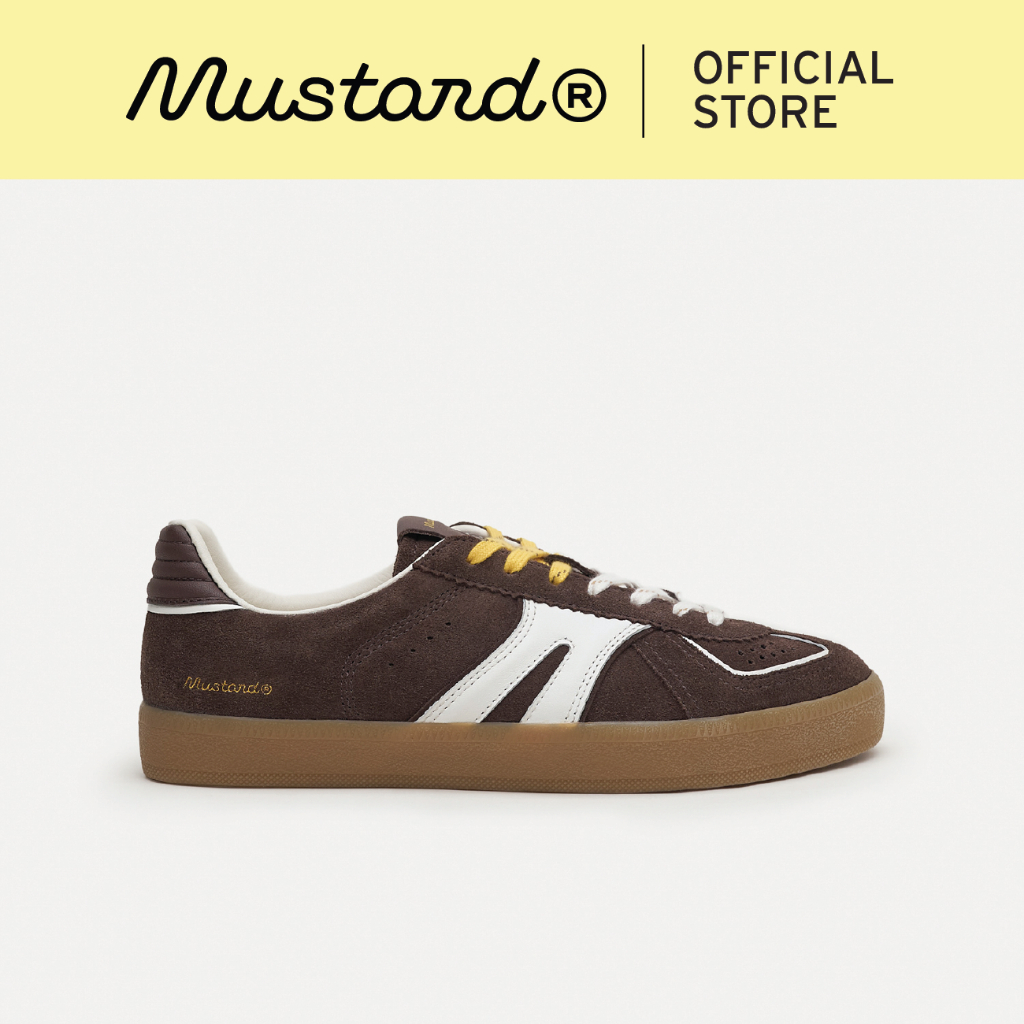 Mustard Trace Truffle Brown | รองเท้าหนัง