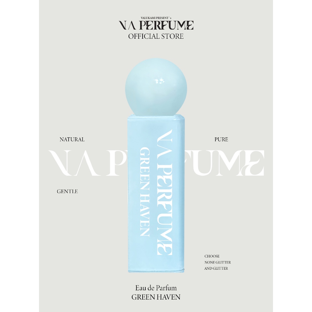 น้ำหอมกลิตเตอร์ VAPERFUME Green Haven (Secret) วาเพอร์ฟูม น้ำหอมติดทน 30ml.