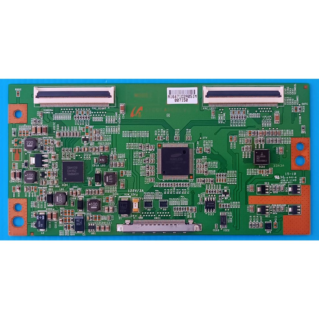 บอร์ดทีคอนทีวีทีวี SAMSUNG รุ่น LA40D550K7R พาสบอร์ด S100FAPC2LV0.3 ของแท้ถอด ทดสอบแล้วพร้อมใช้งาน