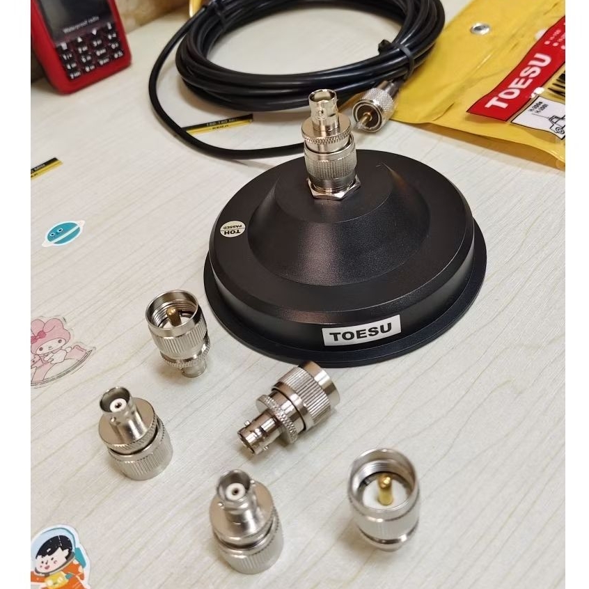 (1ตัว)ขั้วแปลงเสาสัญญาณวิทยุสื่อสารคุณภาพดีPL259-BNC