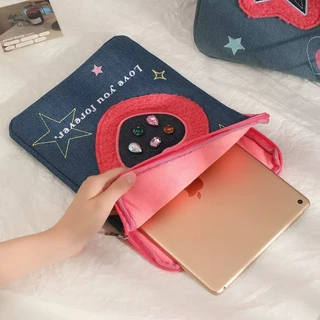 Hotwind (ส่งจากไทย) Bentoy Milkjoy เกาหลี น่ารัก หมี 11 10.5 10.2 นิ้ว กระเป๋า ipad NO.BABY02