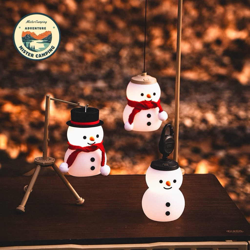 CARGO CONTAINER Snowman Air Light | โคมไฟสโนว์แมน แคมป์ปิ้ง ไฟตกแต่ง คริสต์มาส