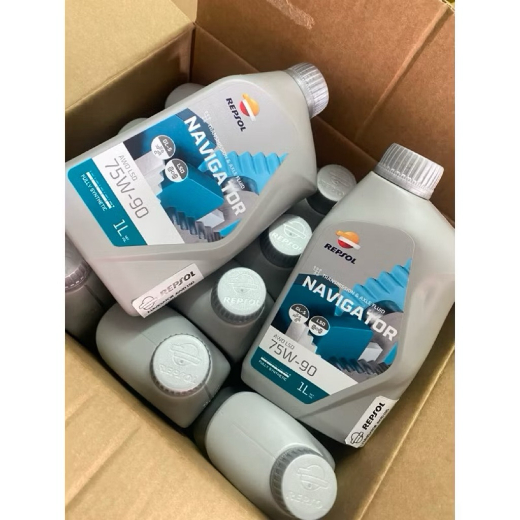 Repsol 75W-90 น้ำมันเกียร์ (สำหรับเกียร์ธรรมดา) น้ำมันเฟืองท้าย ขนาด 1 ลิตร