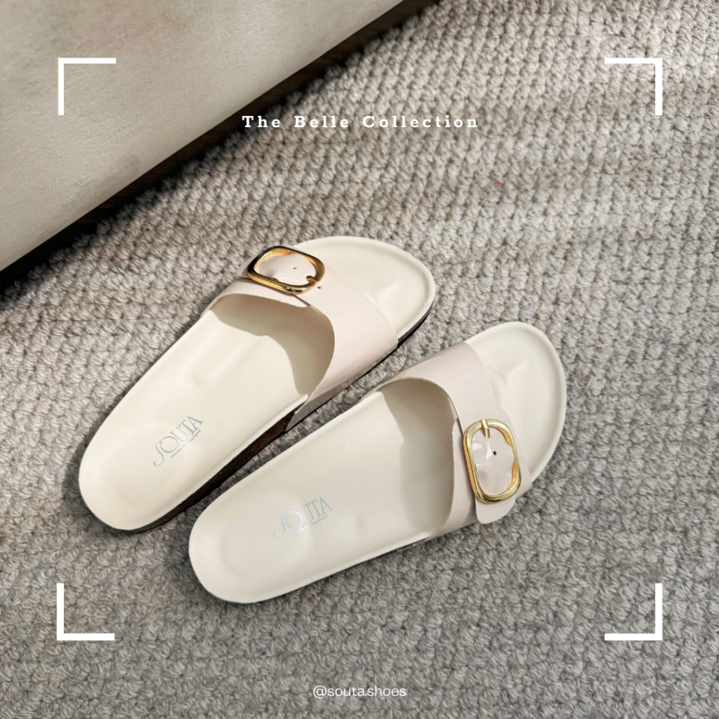 The Belle Vibe by Souta Shoes รองเท้าสไตล์วินเทจ Rose Buckle >> ไซส์ 35-41 *ลด1ไซส์*