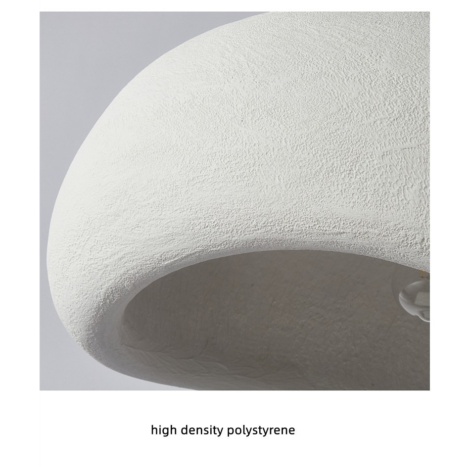 โคมไฟระย้า สไตล์ครีม Wabi Sabi สามสี สําหรับตกแต่งห้องนอน ห้องนั่งเล่นไฟห้องนั่งเล่นสไตล์ครีมนอร์โคมระย้าทำด้วยมือออกแบบ - รูปที่ 6