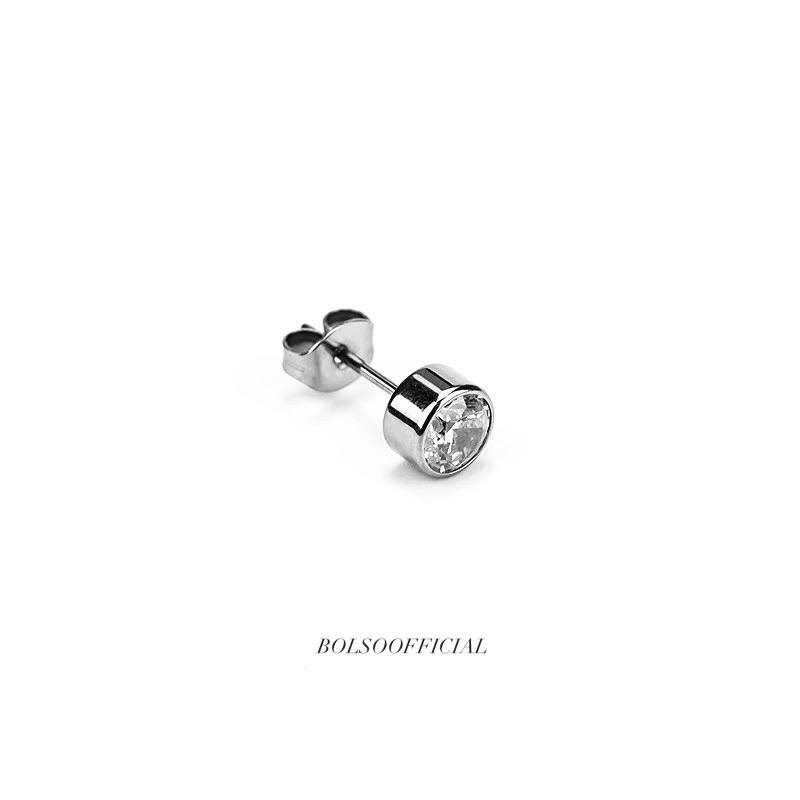 (ราคาต่อชิ้น) BOLSO  ต่างหูชิ้น CZ