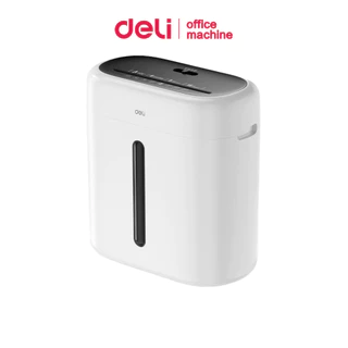 Deli เครื่องทำลายเอกสารอัตโนมัติ 15L ย่อย A4 ครั้งละ 6แผ่น 4x25mm เสียงเบา ≤70dB Paper Shredder
