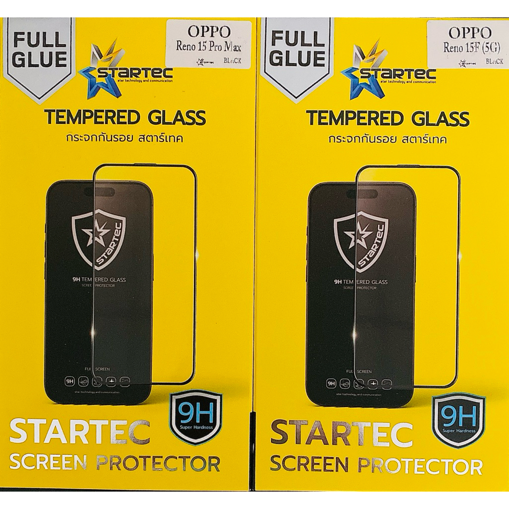 OPPO RENO 15 PRO MAX (5G)  & RENO 15F (5G) TEMPERED GLASS FULL GLUE