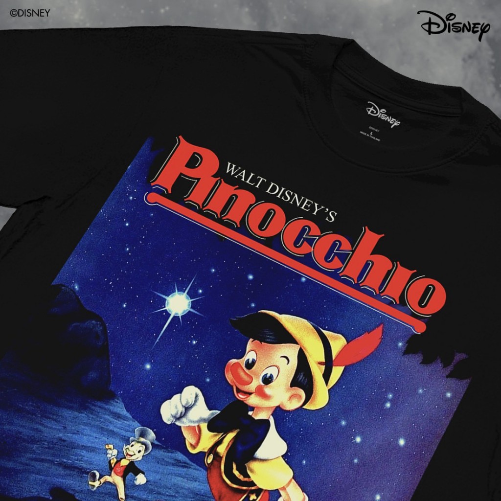 Power 7 Shop เสื้อยืดการ์ตูน "Pinocchio" คอลเลคชั่น "Disney Classics" (TMX-271) — صورة 3