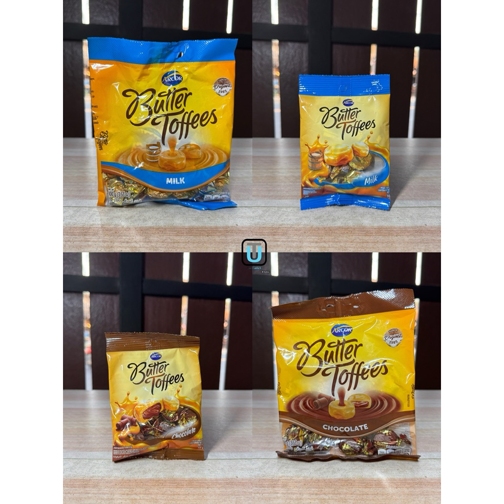 ARCOR อาร์คอร์ ลูกอมรสทอฟฟี่ช็อก/ ทอฟฟี่มิลค์ (มี 2 ขนาด)