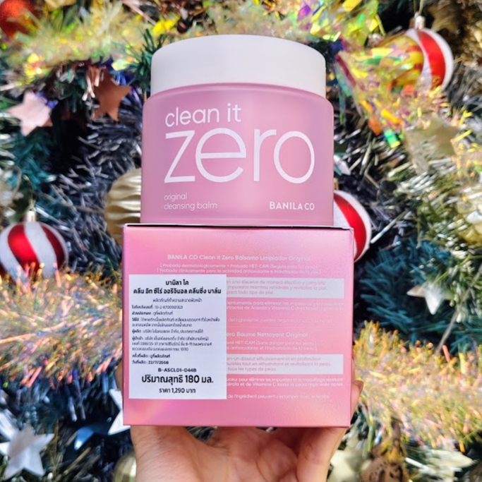 ฉลากไทย/แท้ 💯 Banila Co Clean It Zero Cleansing Balm 180 ml. บานิลา โค คลีน อิท ซีโร่ คลีนซิ่ง บาล์ม 180 มล.