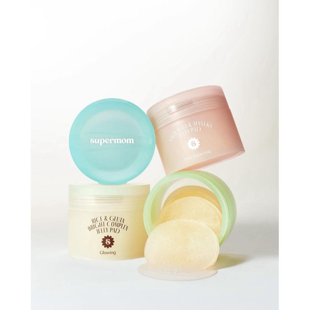 [พร้อมส่ง+ของแท้ ]SUPERMOM JELLY PAD โทนเนอร์แพดซุปเปอร์มัม เจลลี่แพด เป็นมินิมาร์คหน้าในตัวเดียวกัน ราคา ถูกที่สุด ดีลบีเคเค แกลเลอรีภาพที่ 2