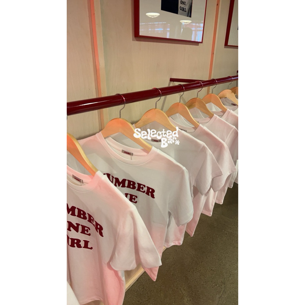 [กดเว็บ]เสื้อยืด MD ROSE: ROSIE number one girl t-shirt / black t-shirt ของที่ขายใน pop-up