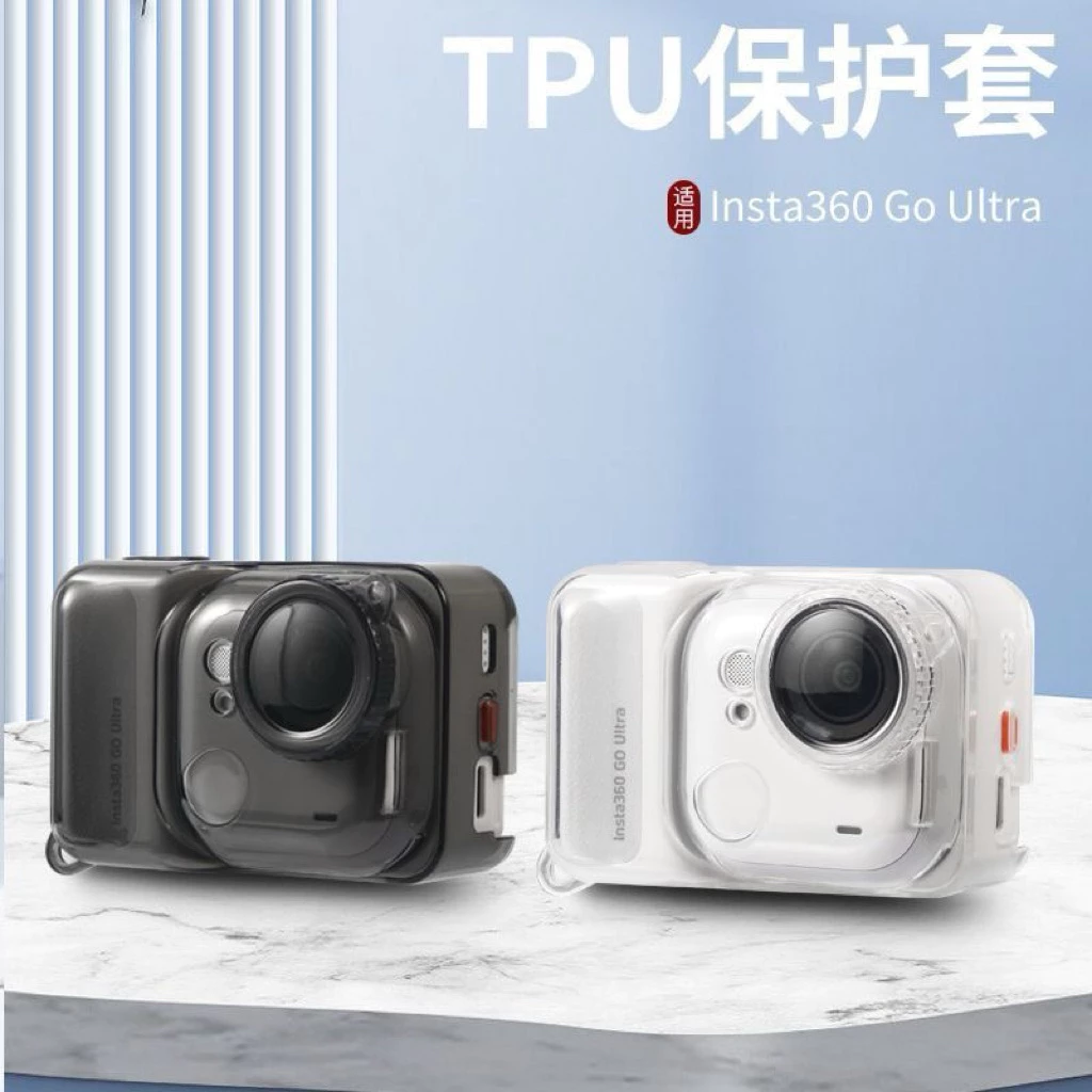 เคสยาง ใส TPU สำหรับ Insta360 Go Ultra TPU Protection Case for Insta360 GoUltra เคส แบบใส เคส กันกระแทก thumbnail 9