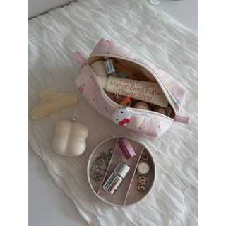 PINK BLOSSY กระเป๋าเครื่องสำอางแฮนด์เมด