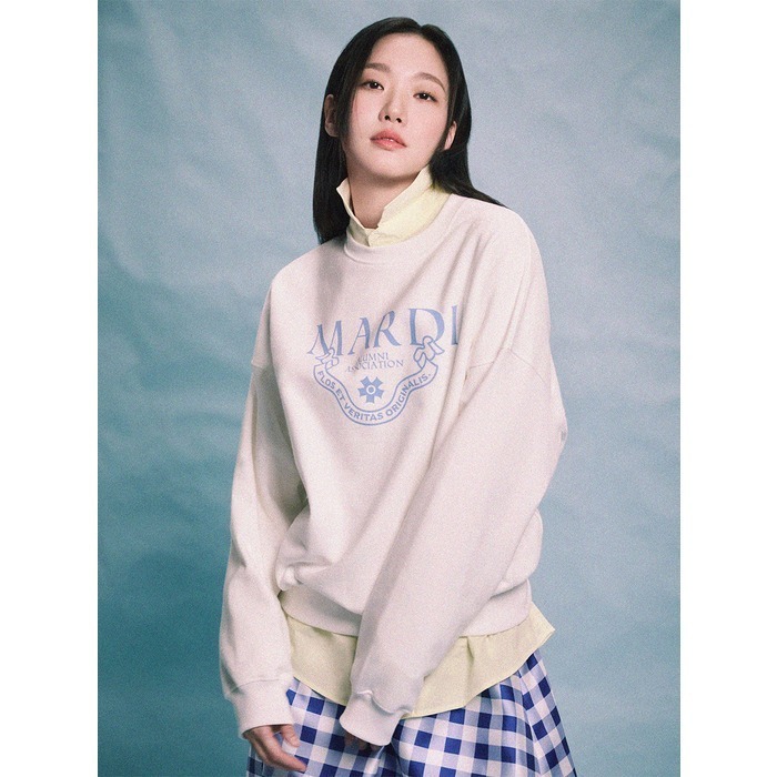 Mardi Mercredi Sweatshirt Grand Alumni Classique (Navy Pink, White Sky)