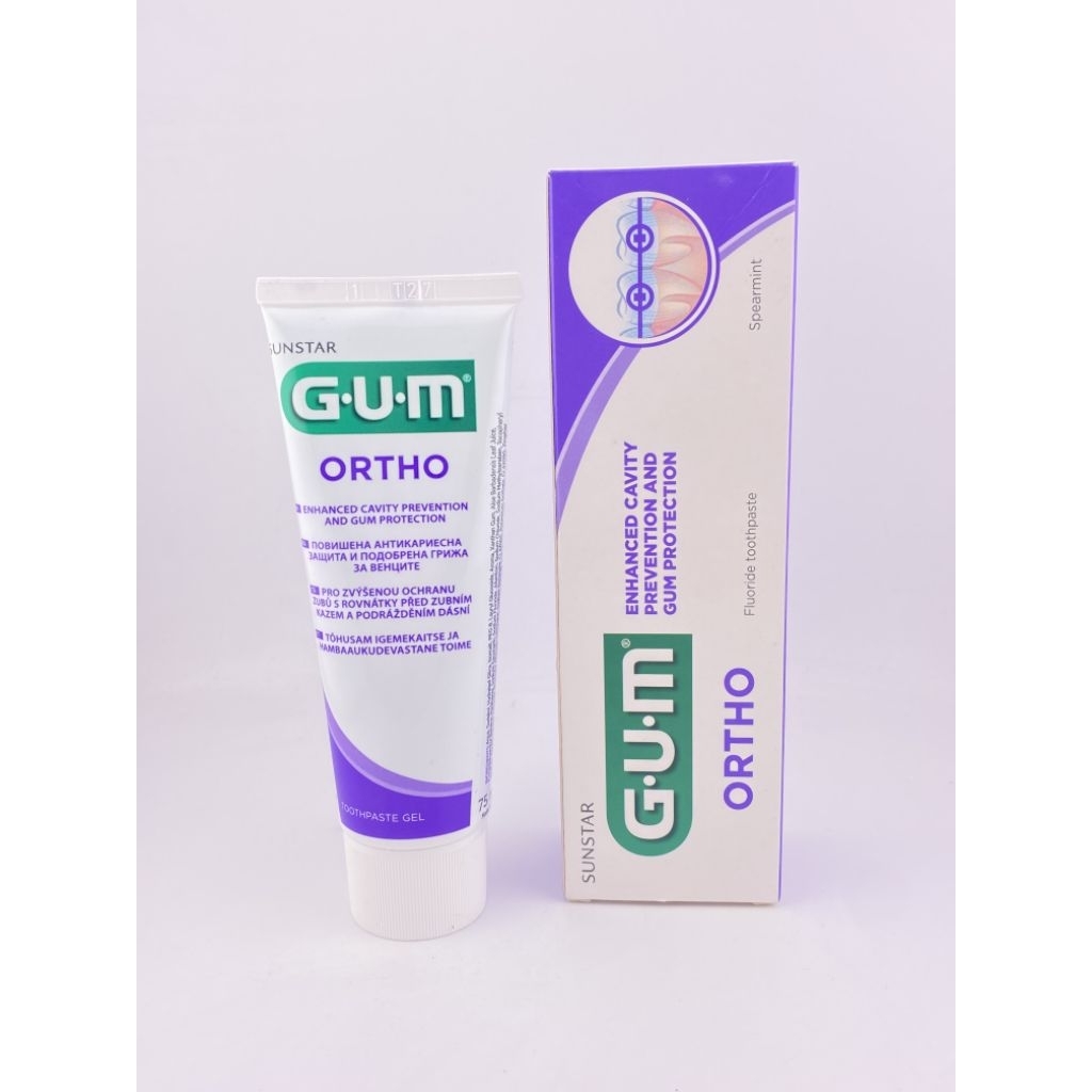 ยาสีฟัน GUM Ortho สำหรับคนจัดฟัน ขนาด 75 มล. 100 กรัม