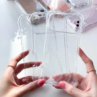 [i17] พร้อมส่ง 🛸 E5S13 เคสประกบกันกระแทกดีเยี่ยม 3ชั้น ☄️เคสไอโฟน เคสใส เคสกันกระแทก สำหรับ iPhone 16Plus,17Air,17Promax
