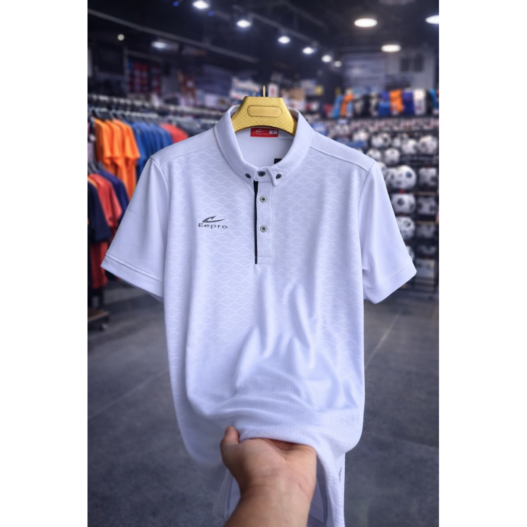 เสื้อโปโล EEPRO รุ่นลายในตัวEA1329เปล่า ผ้านุ่มคุ้มราคา ใส่สบาย