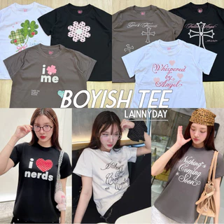 เสื้อ Baby tee ตัวยาว อก 38 นิ้ว รุ่น Boyish tee