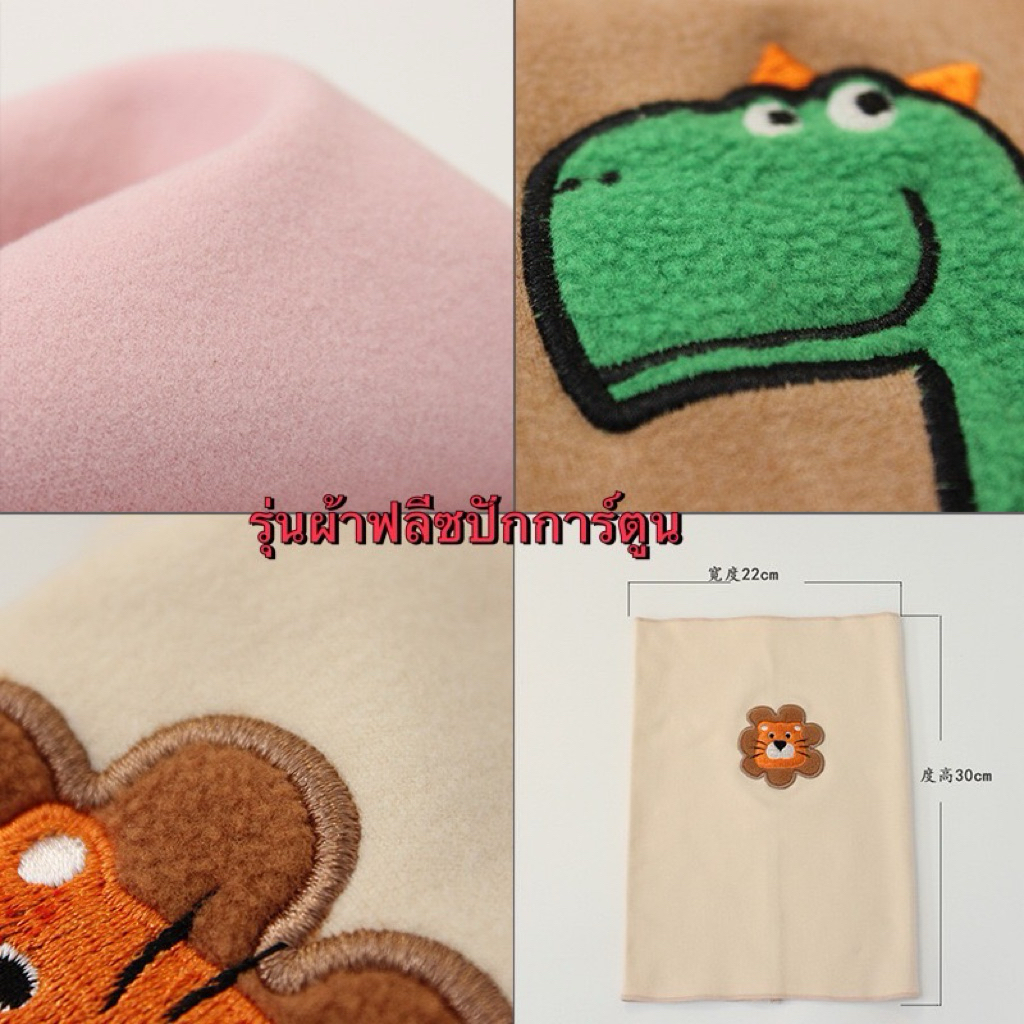 โดนัทใส่คอสำหรับเด็ก 1ขวบ-8 ปี ผ้าคอตตอน/ผ้าฟลีช นิ่ม อุ่น ทูอินวันดึงขึ้นมาปิดปาก ปิดจมูกได้❄️🔥 - รูปที่ 7