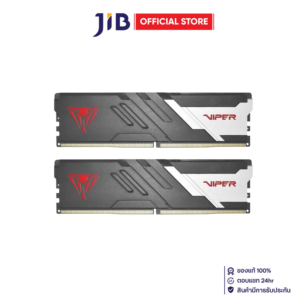 16GB (8GBx2) DDR5 5600MHz RAM (หน่วยความจำ) PATRIOT VIPER VENOM DDR5 - AMD EXPO INTEL XMP CL40 MATTE