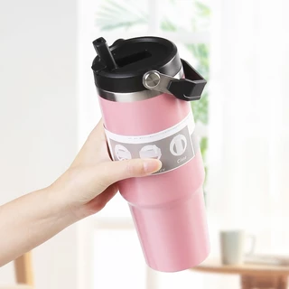MOJU แก้วเก็บความเย็น 600ml/900ml สแตนเลสแท้ รับประกันไอน้ำไม่เกาะแก้ว ขนาด 30ออนซ์ พร้อมส่งจากไทย สินค้าจริง รูปสุดท้าย
