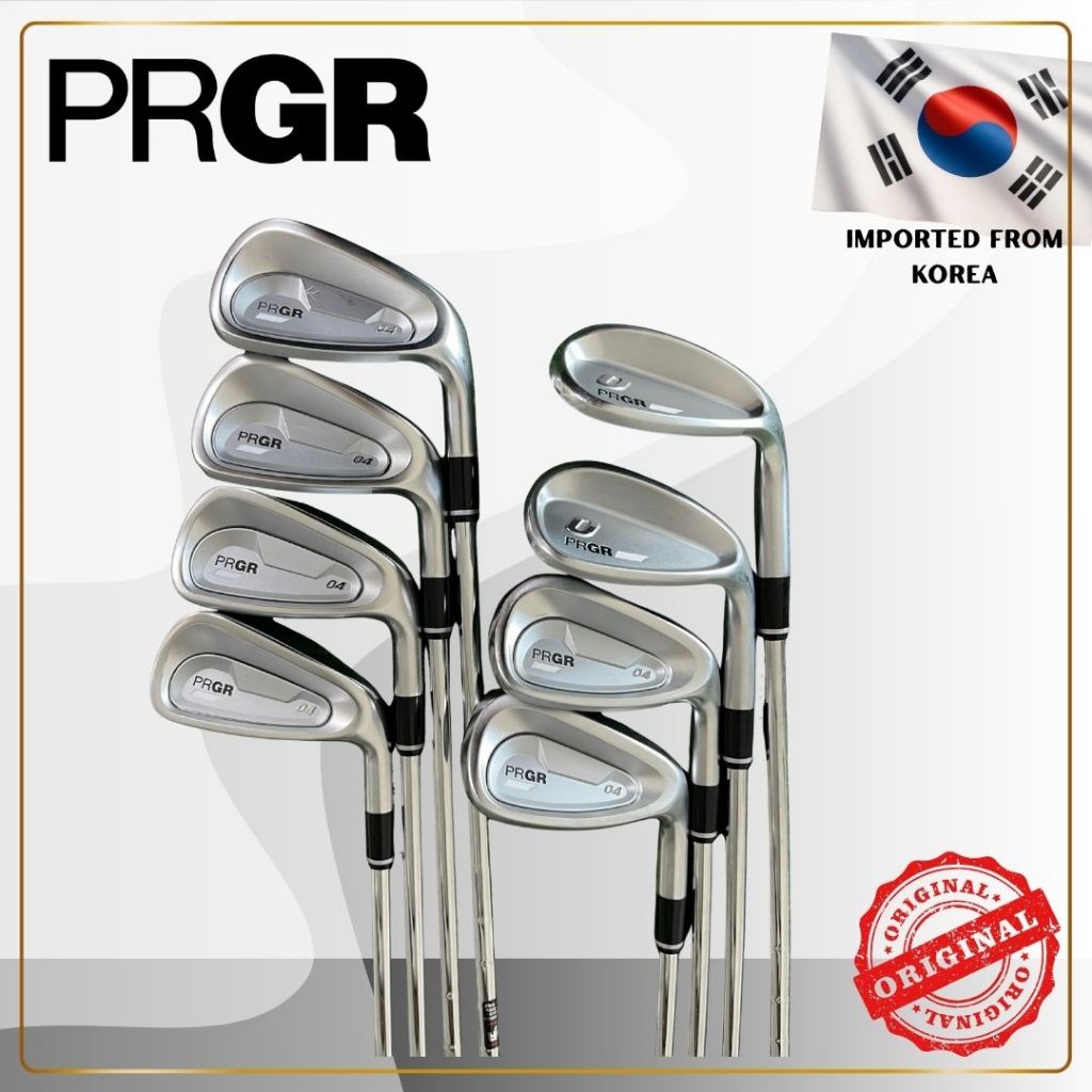 ✨(ชุดไม้เหล็ก) PRGR 04 ST 8 Iron- for Man สภาพ : 90%⛳NS Pro 750 neo· Dokkaebi golf