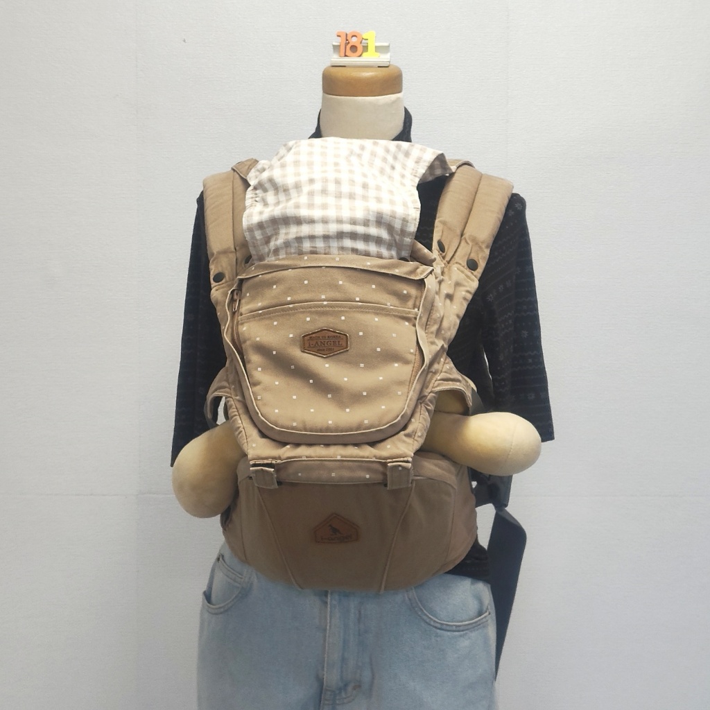 🌿 เป้อุ้มเด็ก i-angel Made in Korea มี Hipseat แบรนด์ดังจากเกาหลี 🇰🇷 มือสองสภาพดี