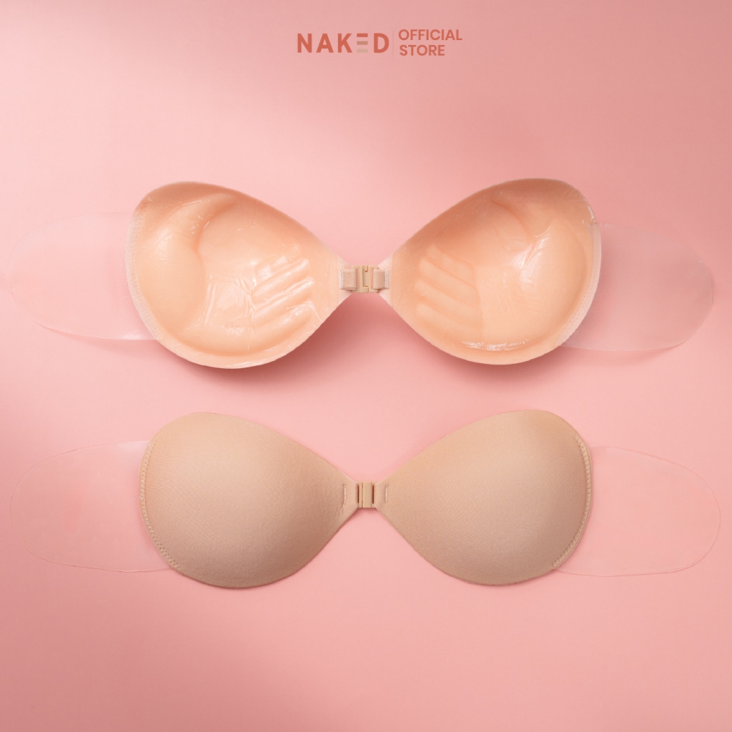 Naked บราเอ็กซ์ตร้าดูม บราดูมเสริมฟองน้ำ หนา 3ซม. เพิ่มคัพ บราปีกนกสำหรับคนอกเล็ก บราแปะข้างใส รูปที่ 3
