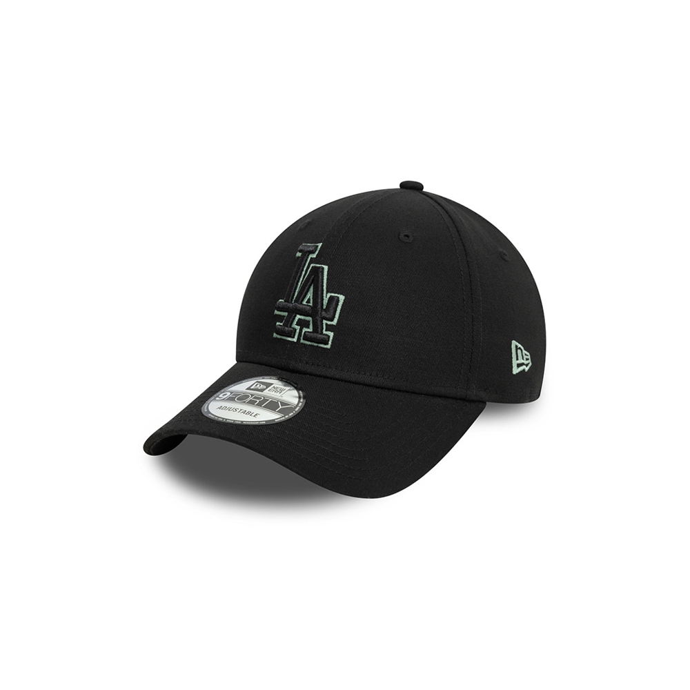 New Era หมวกรุ่น LOS ANGELES DODGERS TEAM OUTLINE 9FORTY BLACK 9FORTY CAP