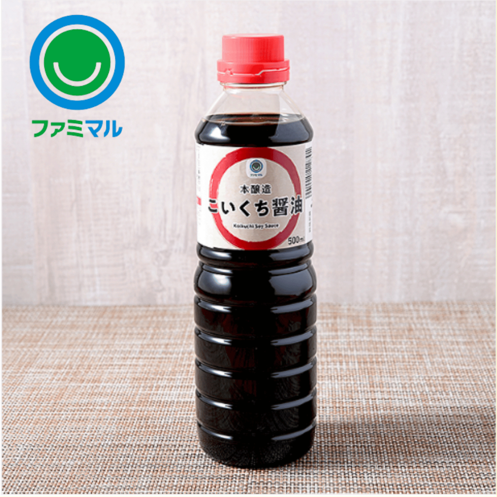FamilyMart Hon-Jozo Dark Soy Sauce Balanced Color Taste Aroma Japanese Soy Sauce Direct Import